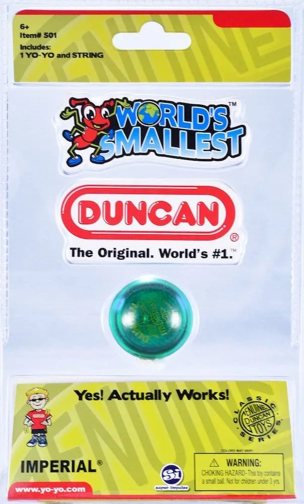 World's Smallest Duncan Imperial YoYo