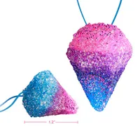 Make Your Own Glitter Diamond Necklace