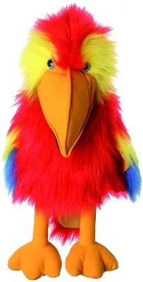 Large Bird Puppets - Scarlet Macaw