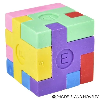 1" Puzzle Cube Eraser