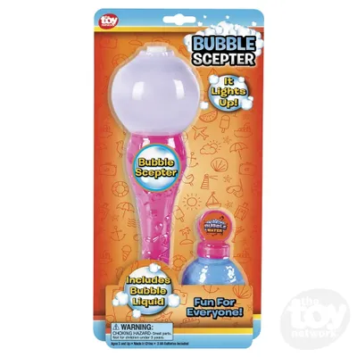 13.5" Light-Up Bubble Scepter