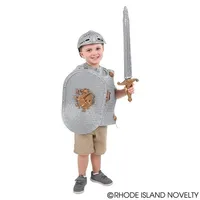 15" Medieval Battle Armor Knight Set With Sword
