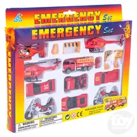 15 Piece Diecast Fire Team Car Set