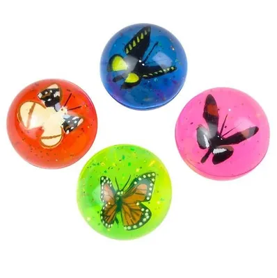1.75"  Butterfly Hi Bounce Ball