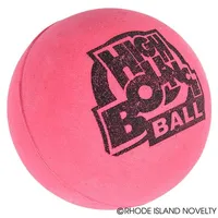2.5" Rubber Pink Hi Bounce Ball