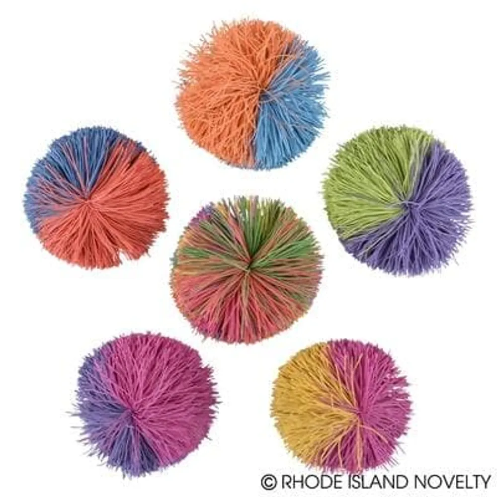 3.5" Two Tone Stringy Ball