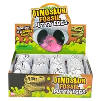 4.5" Dinosaur Fossil Egg Putty