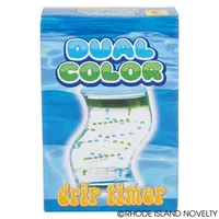 5.5" Dual Color Liquid Timer Assorted Styles