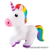 6" Rubber Unicorn With Sound