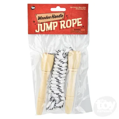 7 Foot Jump Rope With Wooden Handle