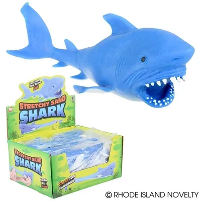 7" Stretchy Sand Shark