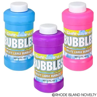 oz. Bubble Bottle Assorted Colors
