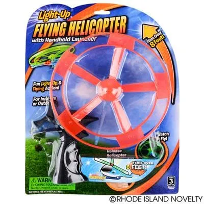Light Up Rip Cord Helicopter
