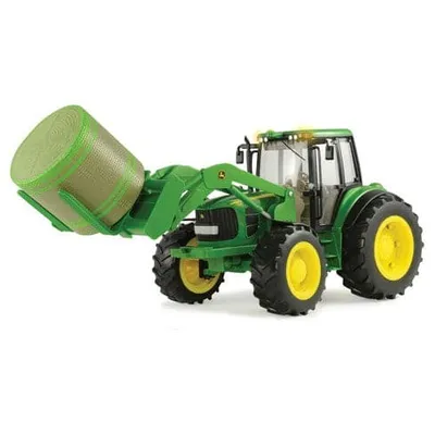 Big Farm 1:16 John Deere 7330 With Bale Mover And Bale
