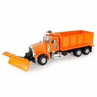 Big Roads 1:16 Peterbilt Model 367 Straight Truck W/Dump Box And Snow Plow