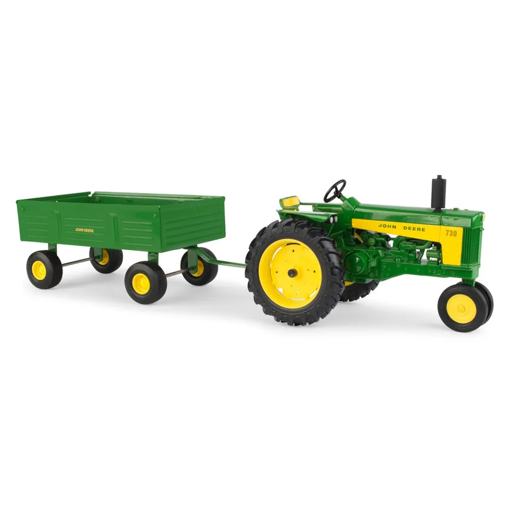 John Deere 730 with Barge Wagon 1:16 Scale