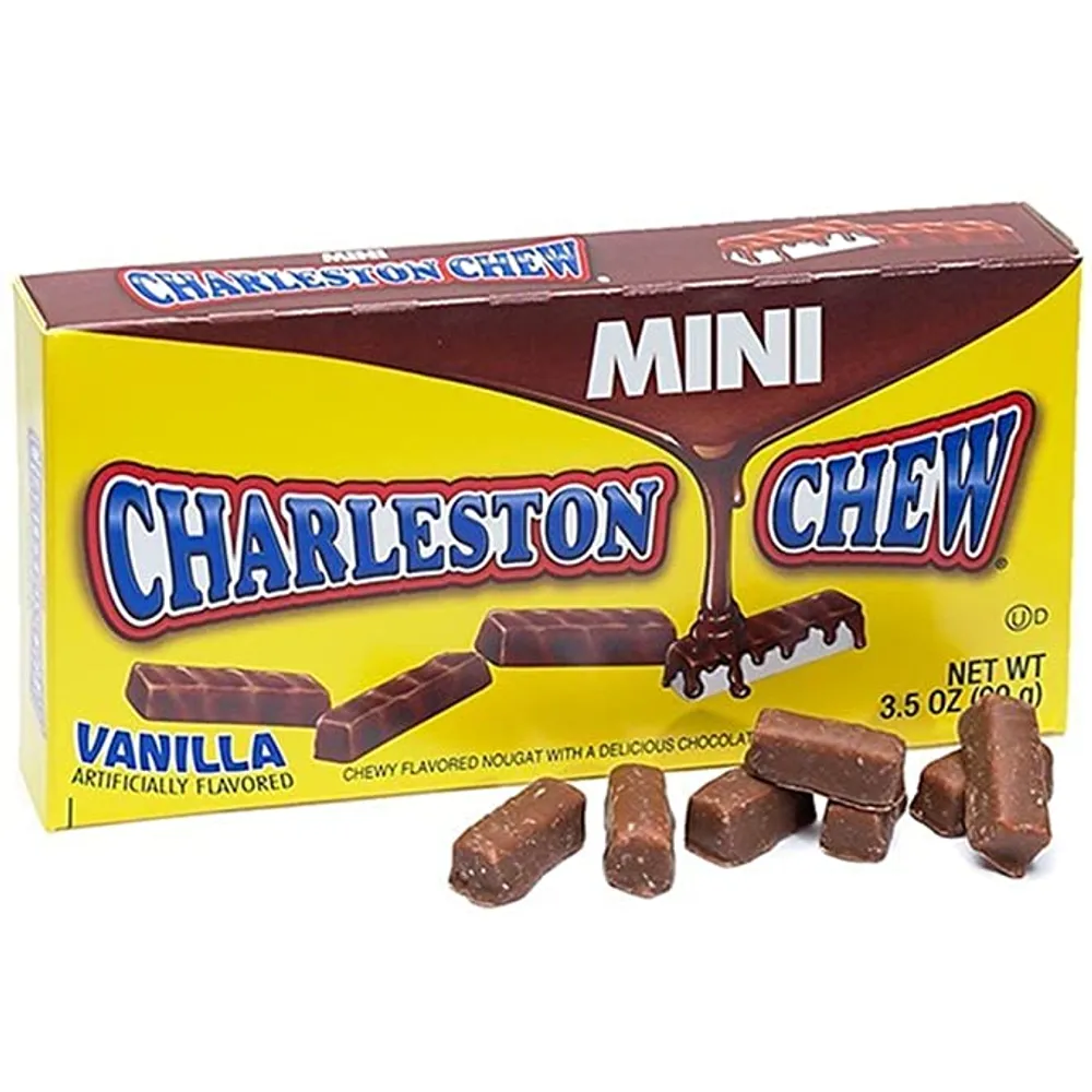 Mini Vanilla Charleston Chew Candy Bars 3.5-oz. Theater Box