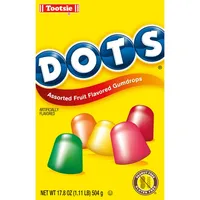 Super DOTS Original Fruit Flavored Gum Drops 17.8 oz. Box