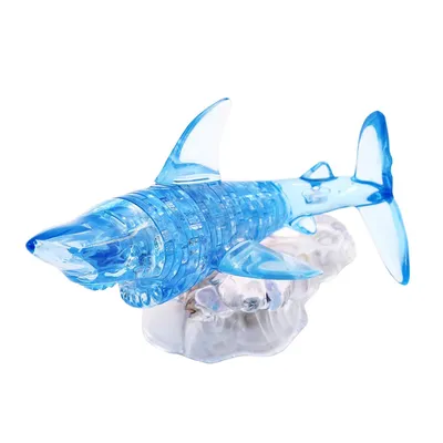 3D Crystal Puzzle - Shark