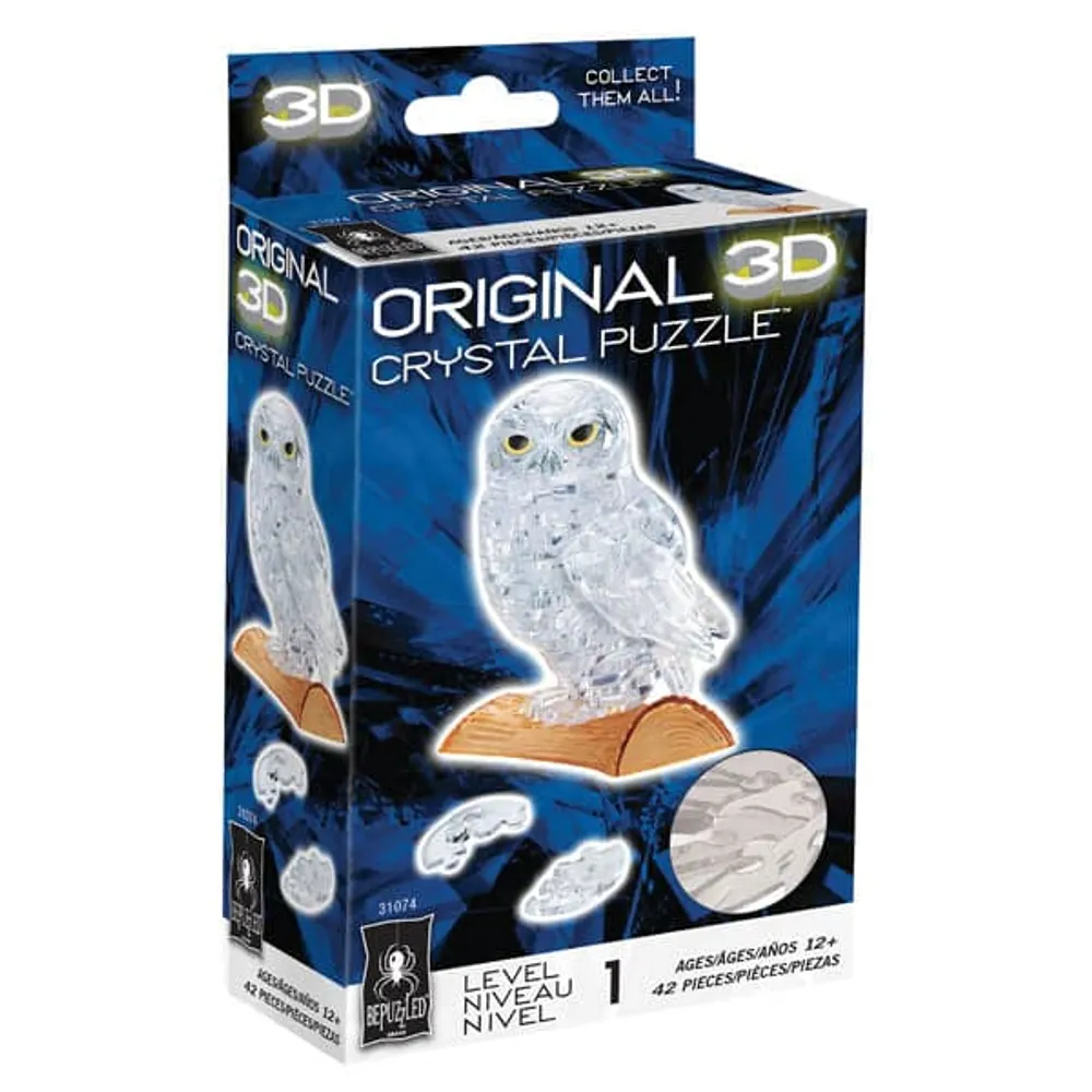3D Crystal Puzzle - White Owl