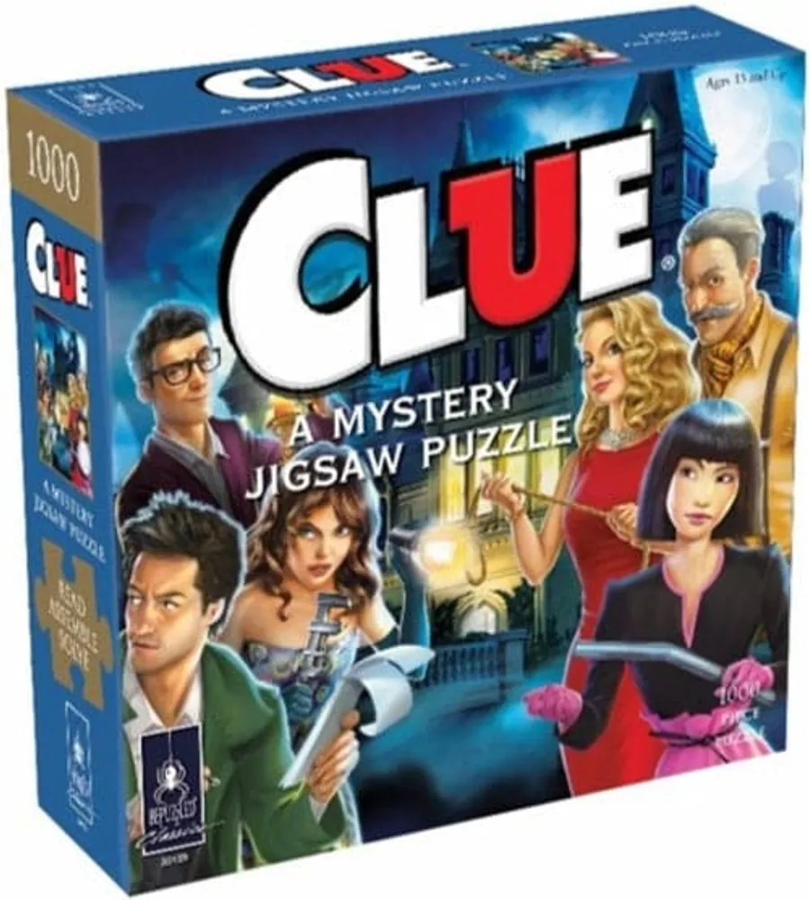 Clue Mystery Jigsaw Puzzle 1,000 Piece Puzzle