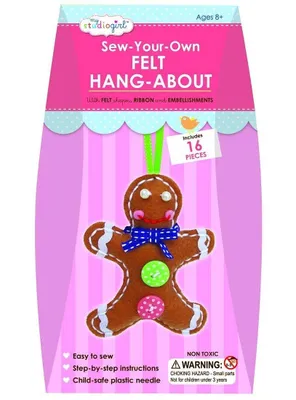 Felt Hang-About - Gingerbread Man