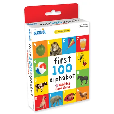 First 100 Alphabet Matching Card Game