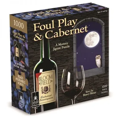 Foul Play and Cabernet - Mystery Jigsaw Puzzle 1,000 Piece