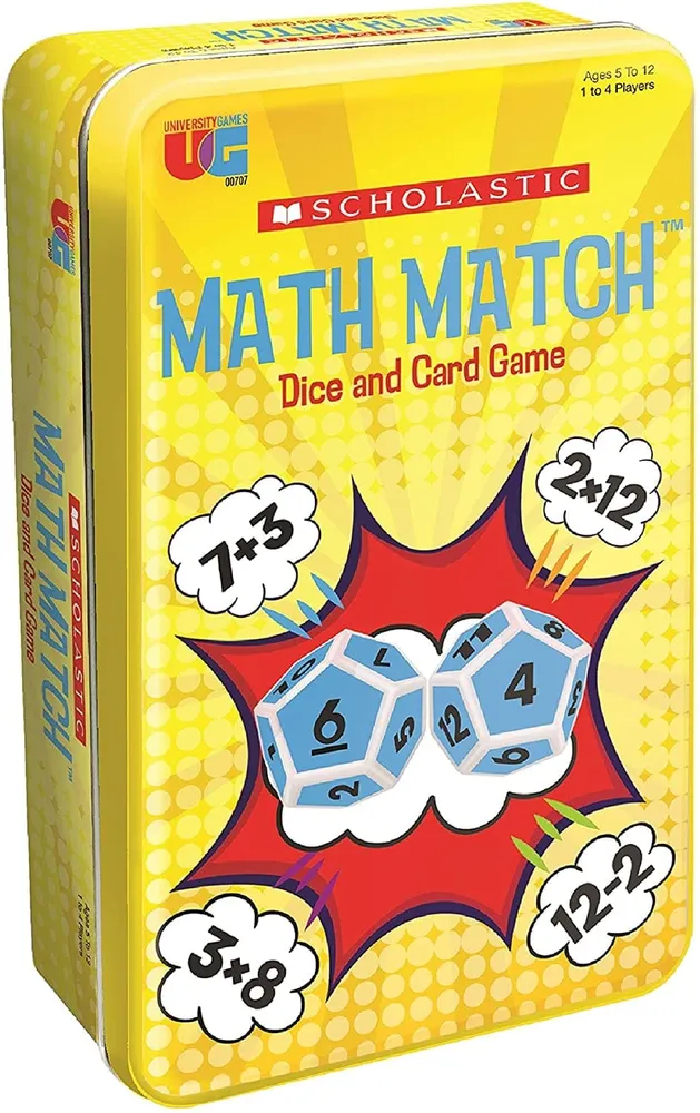 Scholastic Math Match Tin