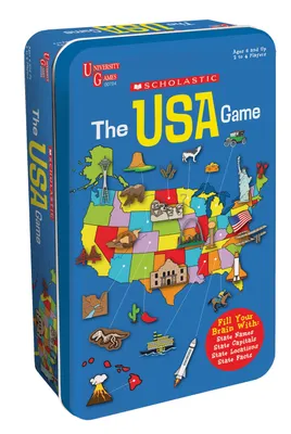Scholastic USA Game Tin