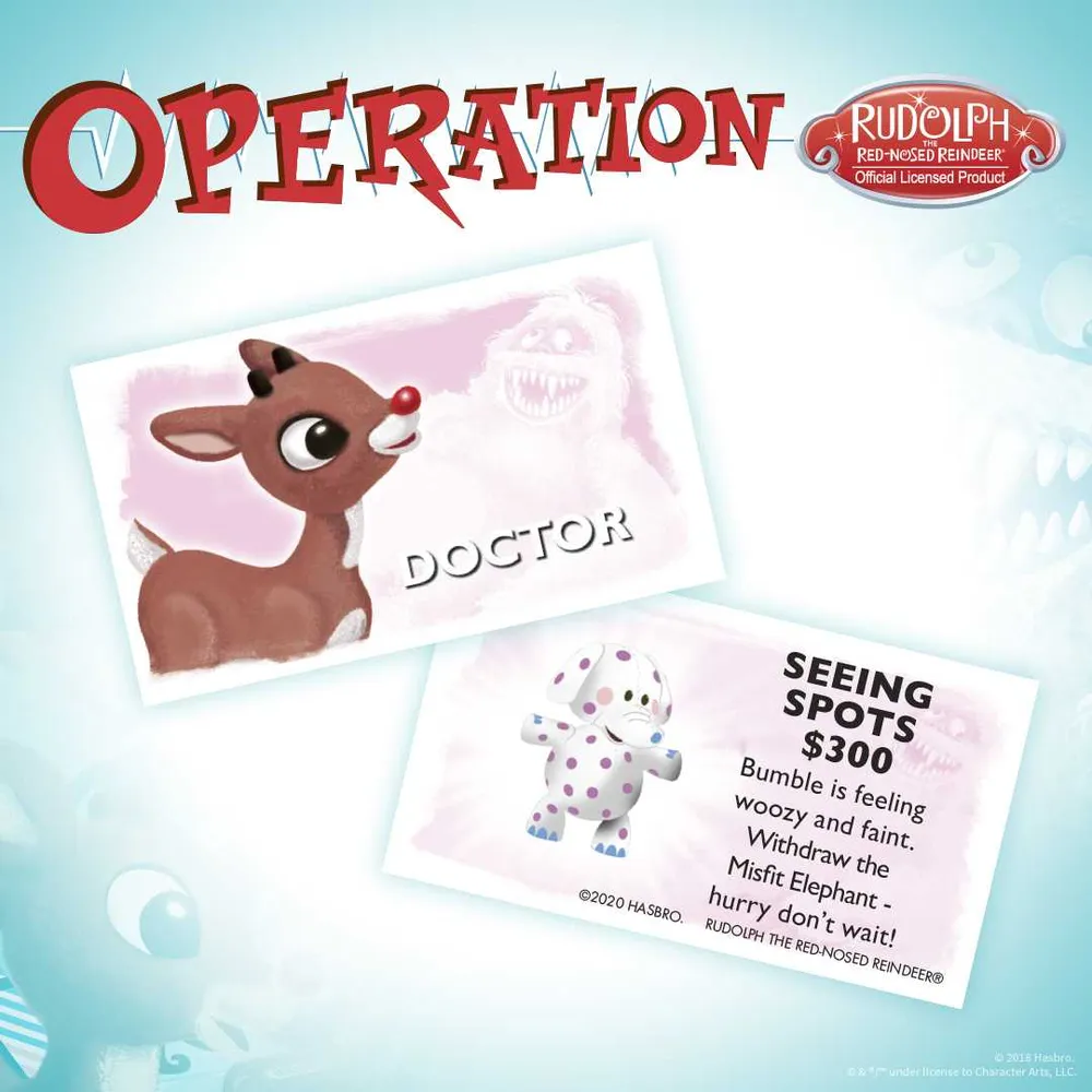 Rudolph The Red Nose Reindeer Operation Game