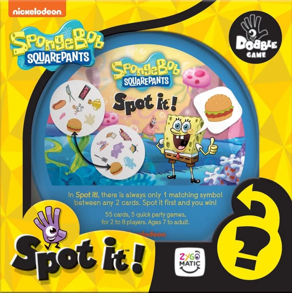 Spot It! Card Game - SpongeBob