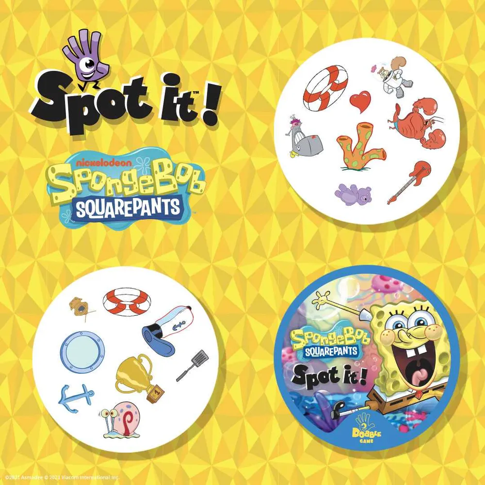 Spot It! Card Game - SpongeBob