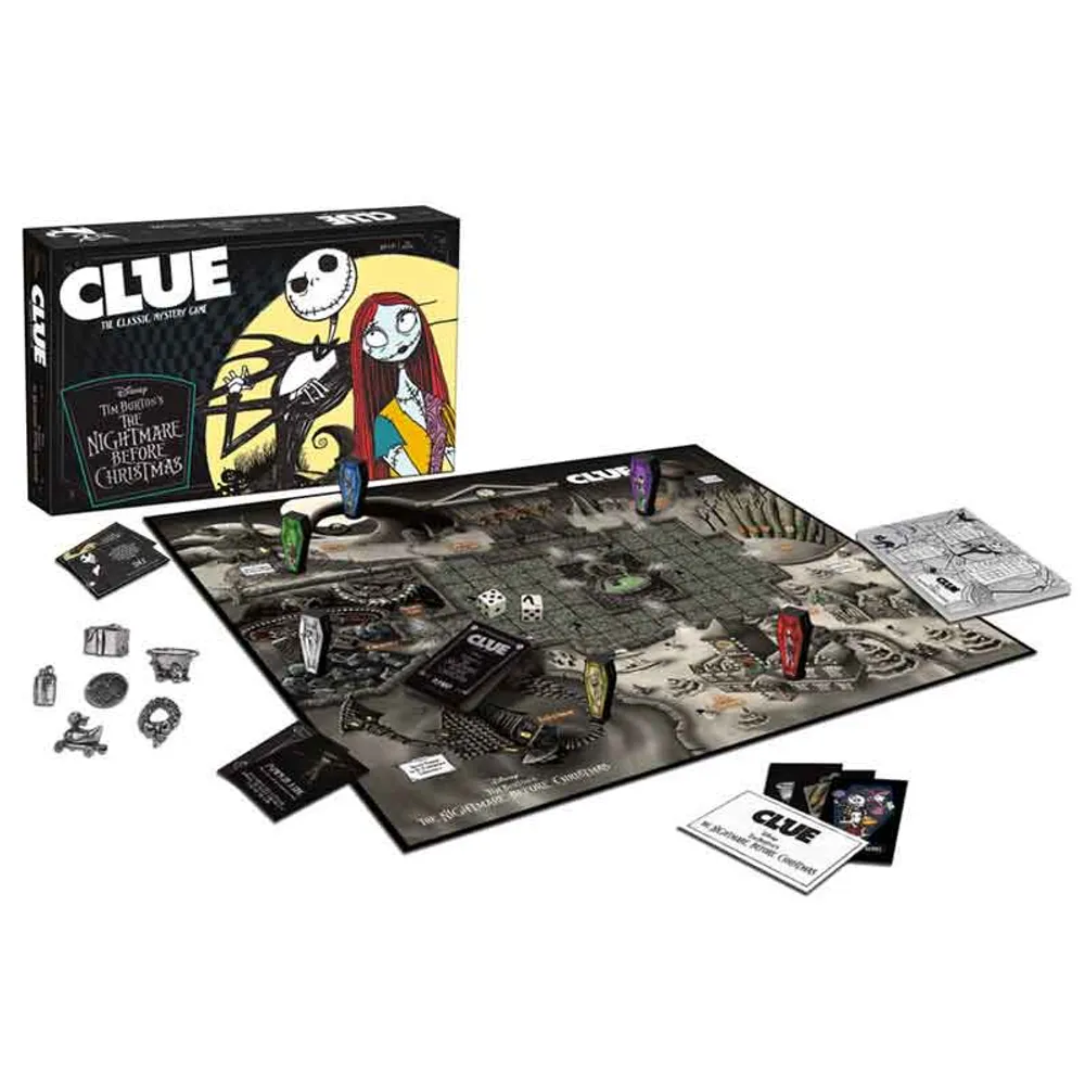 The Nightmare Before Christmas Clue Game