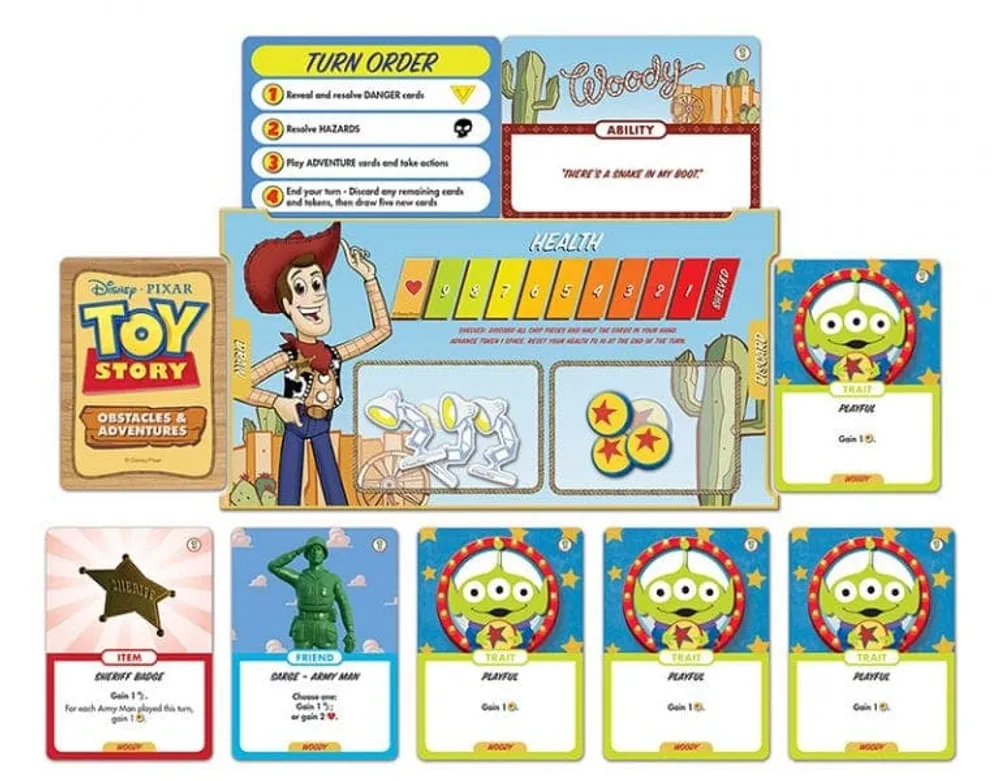 Toy Story Obstacles & Adventures: A Cooperative Deck-Building Game