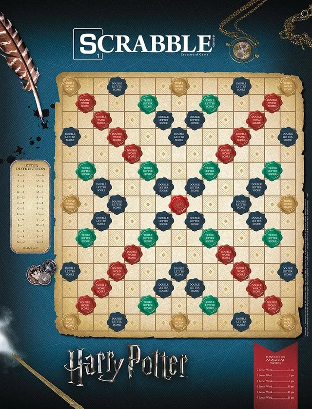 Boxlunch Harry Potter Scrabble Board Game