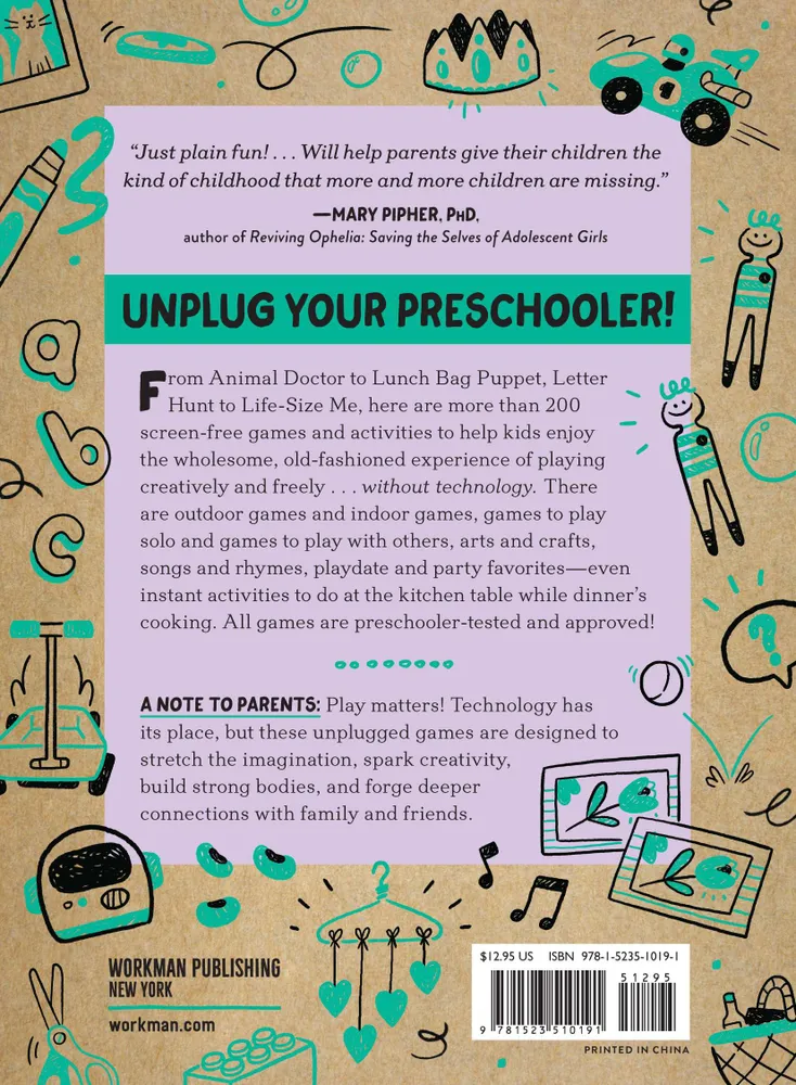 Unplugged Play: Preschool Ages 3-5