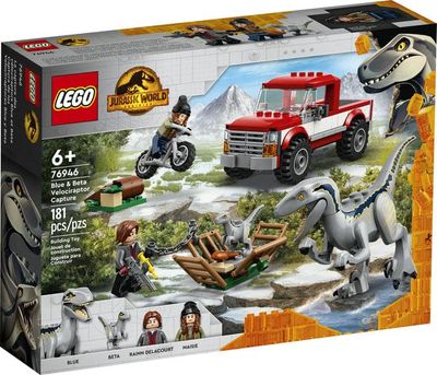 Lego Jurassic World Blue and Beta Velociraptor Capture - Legacy Toys