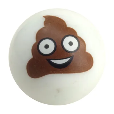 4" Poop Emoji Ball