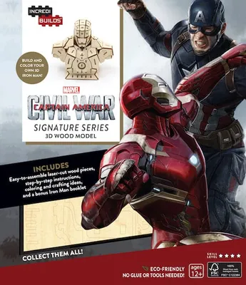 IncrediBuilds - Marvel - Captain America, Civil War: Iron Man 3D Model