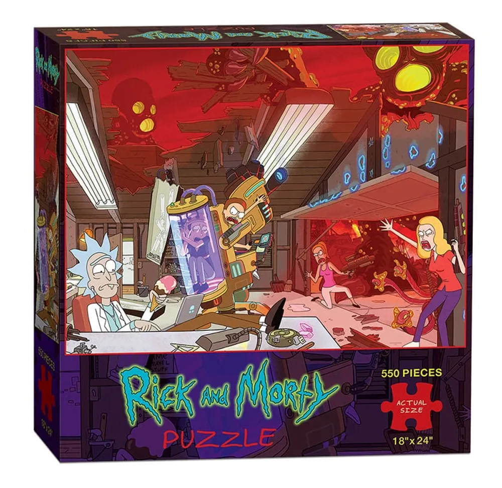 Rick and Morty Oblivion 550 Piece Puzzle