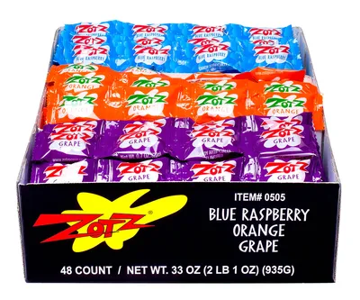 Zotz Strings - Blue Raspberry, Orange, Grape