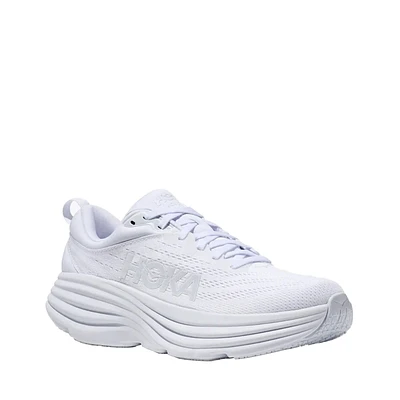 Hoka Women's Bondi 8 Sneaker, White/White