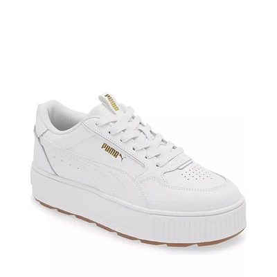 Puma Women's Karmen Rebelle Shoes, White/Puma Team Gold