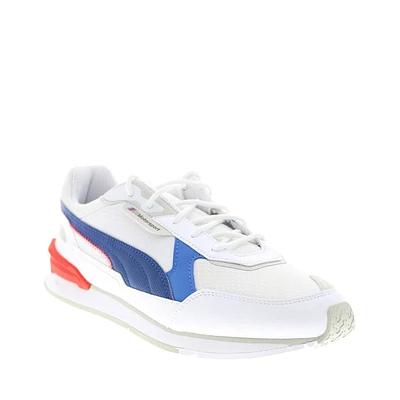 Men's Shoes PUMA BMW MOTORSPORT LOW RACER Sneakers 30693902 WHITE / BLUE