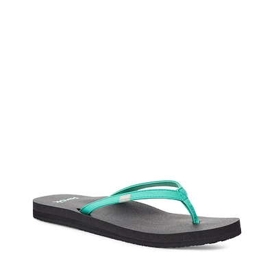 Women's Shoes Sanuk YOGA JOY Flip Flop Toe Post Sandals SWS10275 FLORIDA KEYS