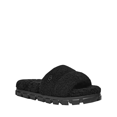 Women's Shoes UGG COZETTA CURLY Slipper Slide Sandals 1130838 BLACK