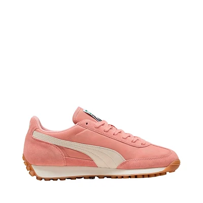 PUMA Women's Easy Rider Vintage Sneakers, Deeva Peach/Alpine Snow/Gold