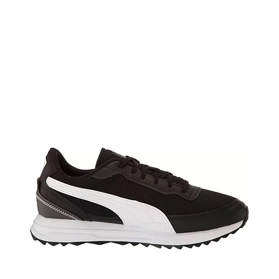 PUMA Mens Road Rider Sneaker, Black White