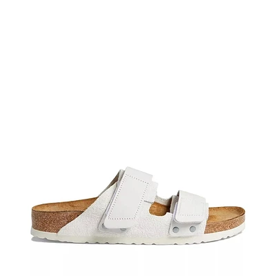 Women's Shoes Birkenstock UJI Nubuck/Suede Leather Slide Sandals